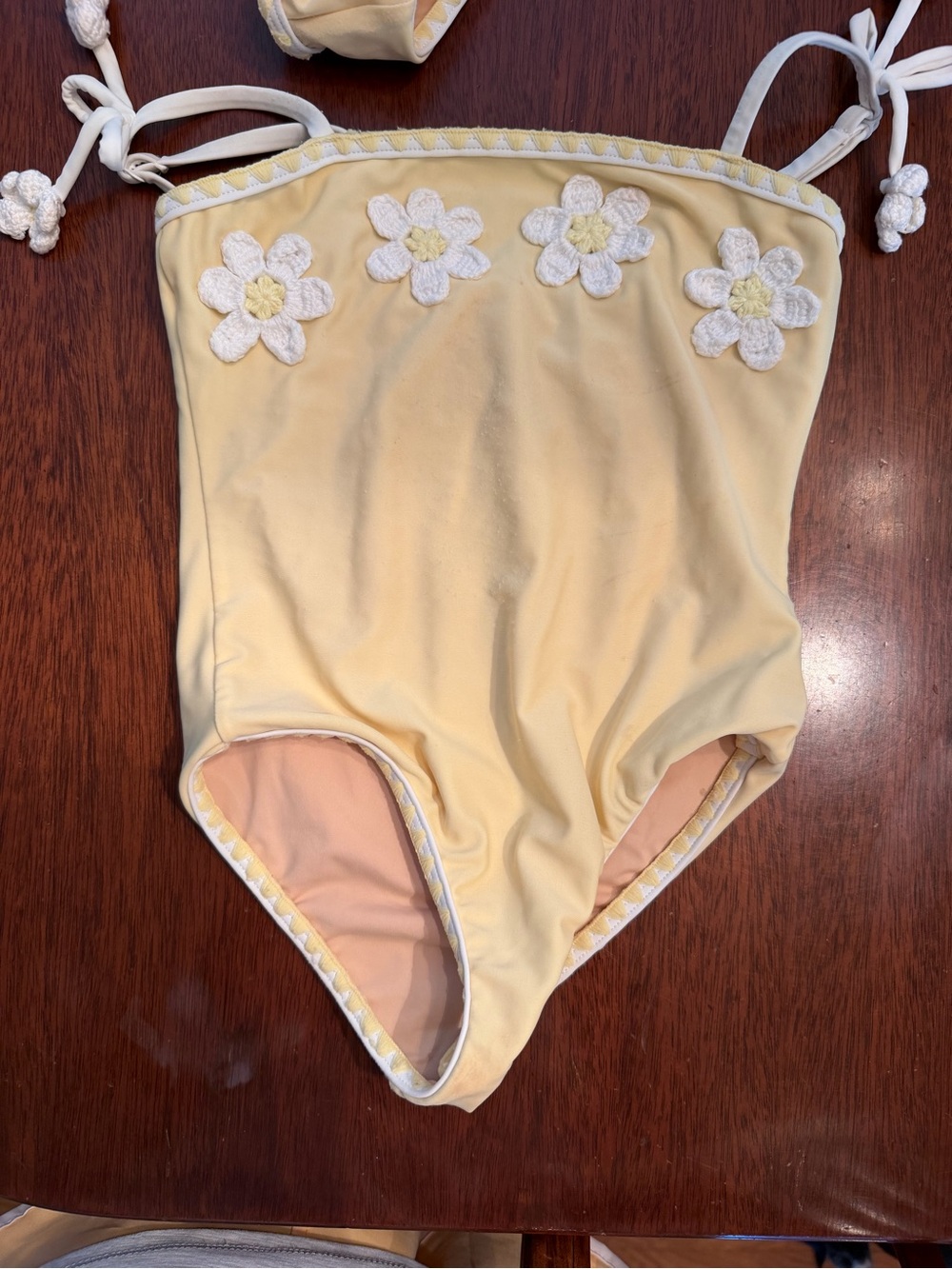 Girls' Yellow Daisy One-Piece Bodysuit